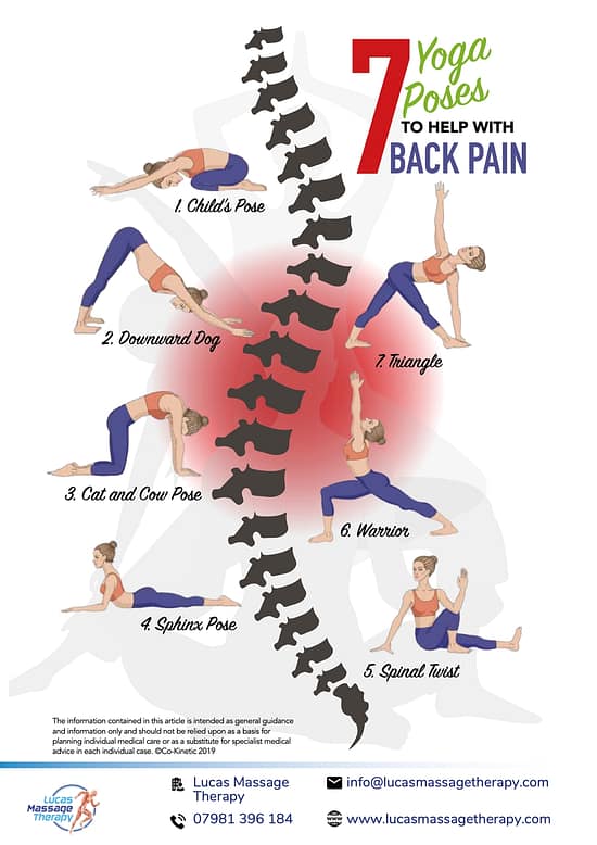 7 yoga poses to help back pain