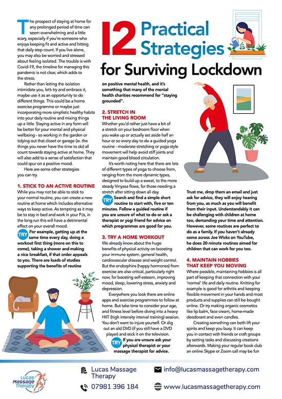 Helpful Tips for Surviving a Lockdown